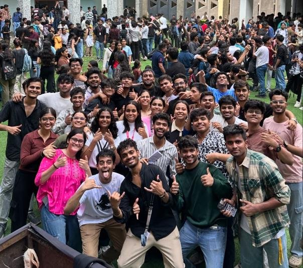 Large crowd gathered outdoors at an event